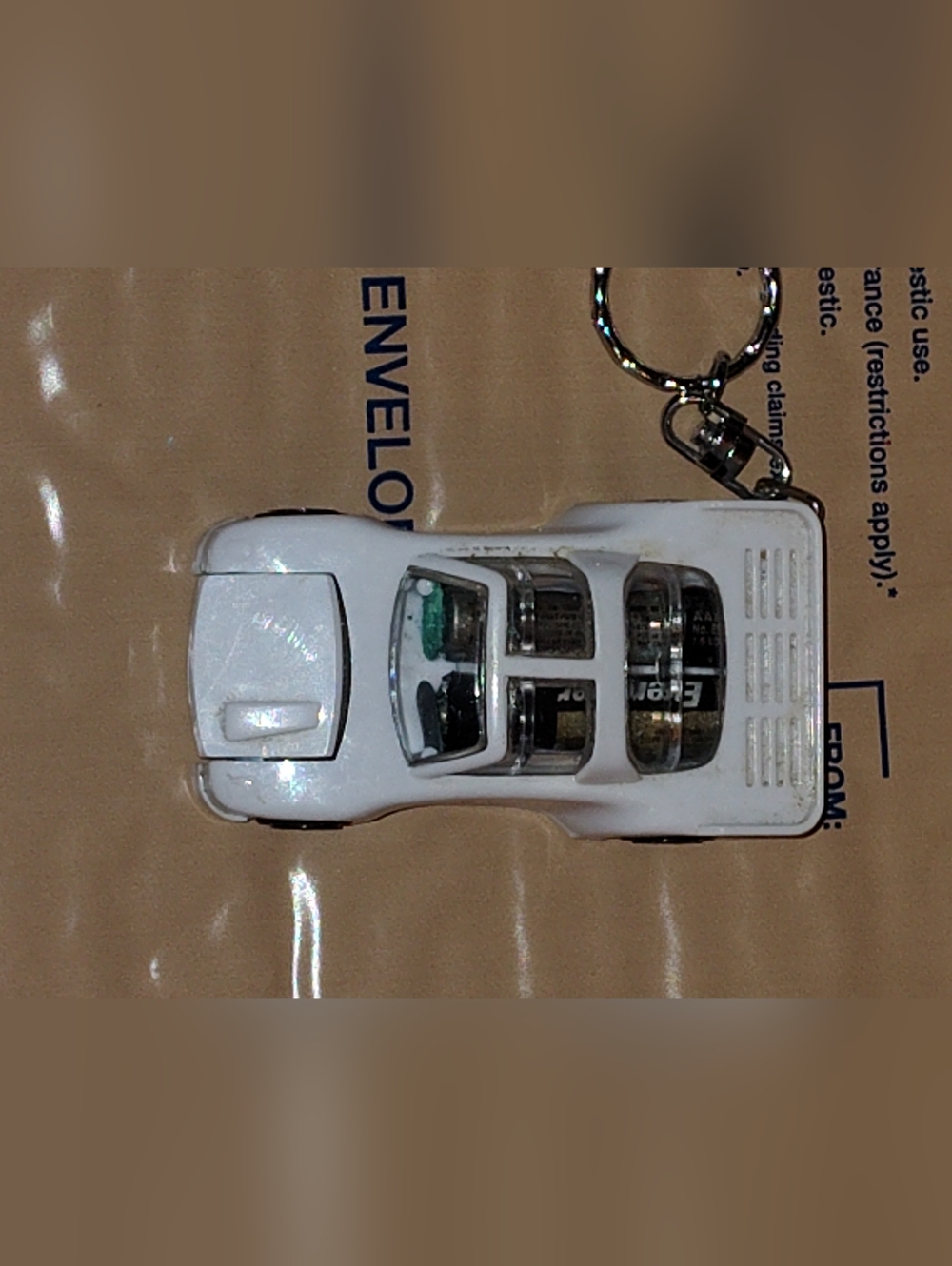 Vintage Eveready T-top Sports Car Number 11 Key Chain Flashlight - Picture 2 of 6